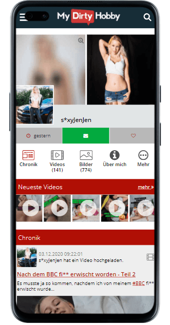 SexyJenJen bei MyDirtyHobby